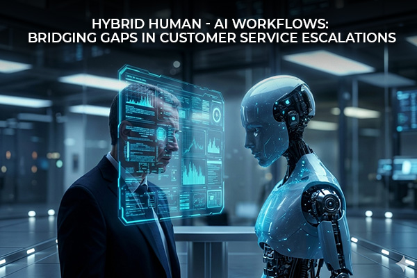 Hybrid Human-AI Workflows: Bridging Gaps in Customer Service
